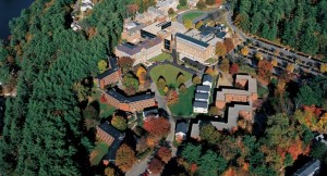Aerial view of the Dartmouth Campus