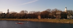 View of Harvard University and the Charles River